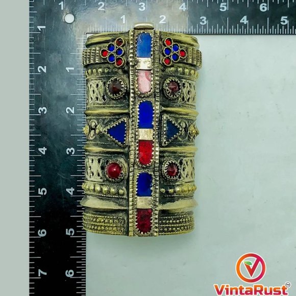 single  cuff  Afghan Vintage Handcuff, Cuff Bracelet, Boho Style, Boho Jewelry, - Picture 10 of 13